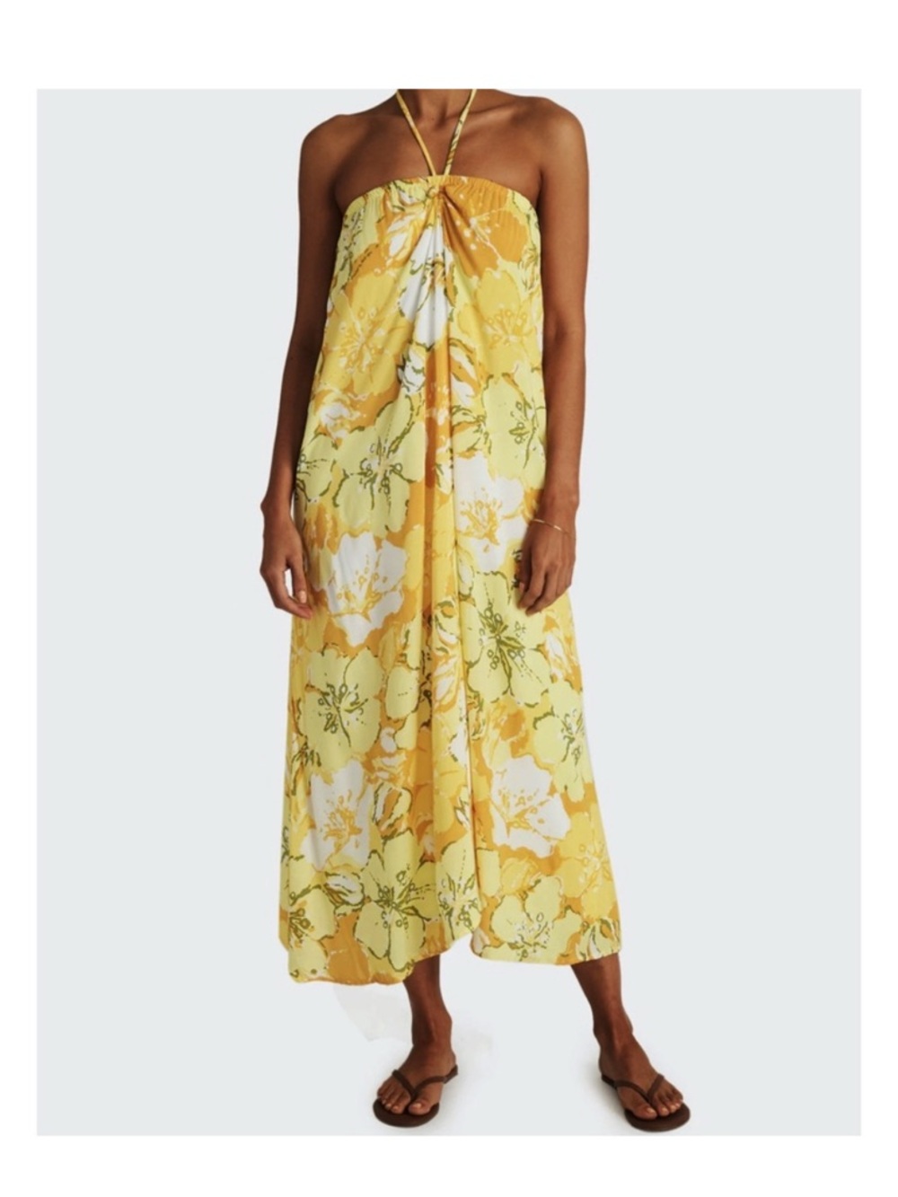 NWT Faithfull The Brand Asturias Floral Midi dress Sz XS/2 $195